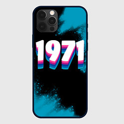 Чехол для iPhone 12 Pro Made in 1971: vintage art, цвет: 3D-черный