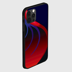 Чехол для iPhone 12 Pro Красные и синие щупальца, цвет: 3D-черный — фото 2