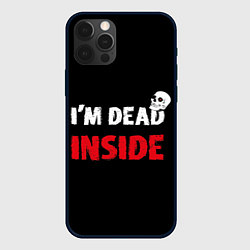 Чехол iPhone 12 Pro Я дед инсайд в гранжевом стиле