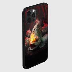 Чехол для iPhone 12 Pro Японский карп, цвет: 3D-черный — фото 2