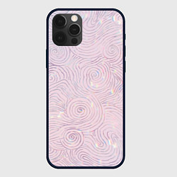 Чехол для iPhone 12 Pro Голограмма в стиле Уильяма Морриса, цвет: 3D-черный