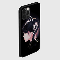 Чехол для iPhone 12 Pro Wednesday - Wednesday Addams, цвет: 3D-черный — фото 2