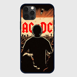 Чехол для iPhone 12 Pro На рок концерте, цвет: 3D-черный