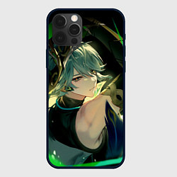 Чехол для iPhone 12 Pro Genshin impact - Аль-хайтам, цвет: 3D-черный