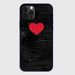 Чехол для iPhone 12 Pro Black Valentin, цвет: 3D-черный