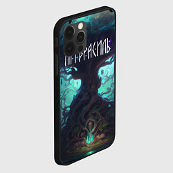 Чехол для iPhone 12 Pro Иггдрасиль - мировое дерево, цвет: 3D-черный — фото 2