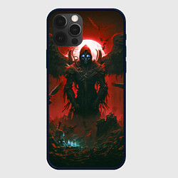 Чехол для iPhone 12 Pro Крылатый демон, цвет: 3D-черный