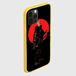 Чехол для iPhone 12 Pro The Witcher Геральт самурай, цвет: 3D-желтый — фото 2