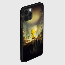 Чехол для iPhone 12 Pro Little Nightmares игра, цвет: 3D-черный — фото 2