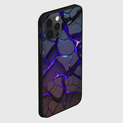 Чехол для iPhone 12 Pro Светящаяся неоновая лава, цвет: 3D-черный — фото 2