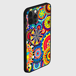 Чехол для iPhone 12 Pro Психоделика калейдоскоп, цвет: 3D-черный — фото 2