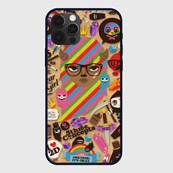 Чехол для iPhone 12 Pro Девочка fear, цвет: 3D-черный