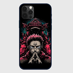 Чехол для iPhone 12 Pro Сукуна магческая битва, цвет: 3D-черный