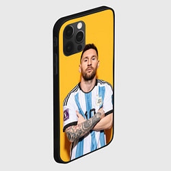 Чехол для iPhone 12 Pro Lionel Messi 10, цвет: 3D-черный — фото 2