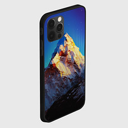 Чехол для iPhone 12 Pro Космический эверест, цвет: 3D-черный — фото 2