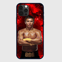 Чехол для iPhone 12 Pro Головкин GGG, цвет: 3D-черный