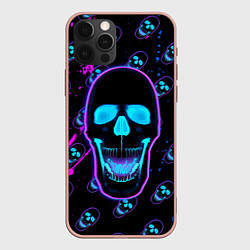 Чехол для iPhone 12 Pro Standoff 2 skull art, цвет: 3D-светло-розовый