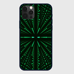 Чехол для iPhone 12 Pro Цифровое пространство, цвет: 3D-черный