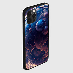 Чехол для iPhone 12 Pro Фантастический футбол, цвет: 3D-черный — фото 2