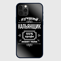 Чехол для iPhone 12 Pro Лучший кальянщик: 100% профи, цвет: 3D-черный