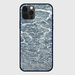 Чехол для iPhone 12 Pro Белая молния, цвет: 3D-черный
