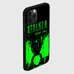 Чехол для iPhone 12 Pro Stalker clear sky radiation, цвет: 3D-черный — фото 2