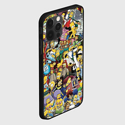 Чехол для iPhone 12 Pro Simpsonhistory, цвет: 3D-черный — фото 2