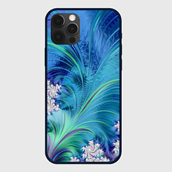 Чехол для iPhone 12 Pro Авангардная фрактальная композиция, цвет: 3D-черный