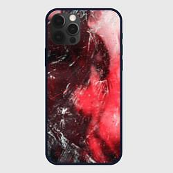 Чехол для iPhone 12 Pro Тени и красный туман, цвет: 3D-черный