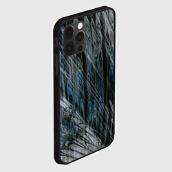 Чехол для iPhone 12 Pro Тёмные листы стёкол, цвет: 3D-черный — фото 2