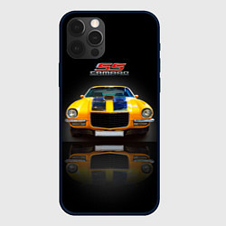 Чехол для iPhone 12 Pro Американский спорткар 1970 года Camaro SS, цвет: 3D-черный