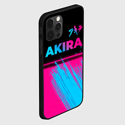 Чехол для iPhone 12 Pro Akira - neon gradient: символ сверху, цвет: 3D-черный — фото 2