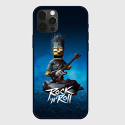 Чехол для iPhone 12 Pro Simpson rock, цвет: 3D-черный