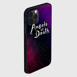 Чехол для iPhone 12 Pro Angels of Death gradient space, цвет: 3D-черный — фото 2