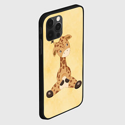 Чехол для iPhone 12 Pro Малыш жираф, цвет: 3D-черный — фото 2