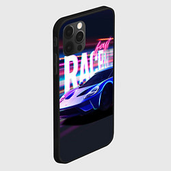 Чехол для iPhone 12 Pro Fast racer, цвет: 3D-черный — фото 2