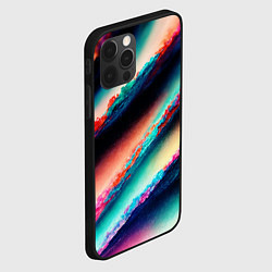 Чехол для iPhone 12 Pro Абстрактный след, цвет: 3D-черный — фото 2