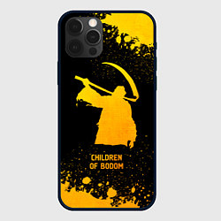 Чехол iPhone 12 Pro Children of Bodom - gold gradient