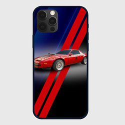 Чехол iPhone 12 Pro Американский маслкар Pontiac Firebird 3 поколение