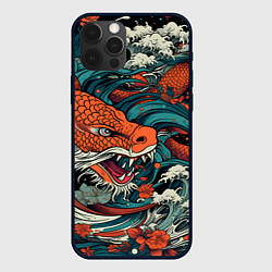 Чехол iPhone 12 Pro В стиле Irezumi