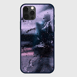 Чехол для iPhone 12 Pro Пурпурный туман, цвет: 3D-черный