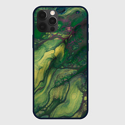 Чехол для iPhone 12 Pro Кислотные корни, цвет: 3D-черный