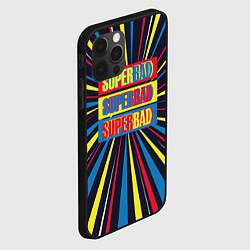 Чехол для iPhone 12 Pro Супер плохой, цвет: 3D-черный — фото 2
