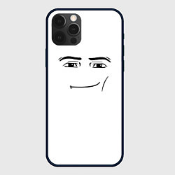 Чехол для iPhone 12 Pro Одежда Man Face Roblox, цвет: 3D-черный