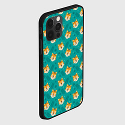 Чехол для iPhone 12 Pro Милый тигр паттерн, цвет: 3D-черный — фото 2