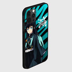 Чехол для iPhone 12 Pro Хаширо Токито - клинок рассекающий демонов, цвет: 3D-черный — фото 2