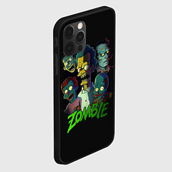 Чехол для iPhone 12 Pro Zombie Simpsons, цвет: 3D-черный — фото 2