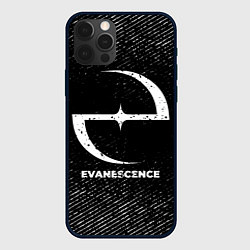 Чехол iPhone 12 Pro Evanescence с потертостями на темном фоне