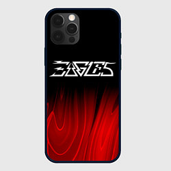 Чехол iPhone 12 Pro Eagles red plasma