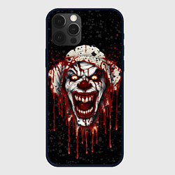 Чехол для iPhone 12 Pro Bloody clown, цвет: 3D-черный